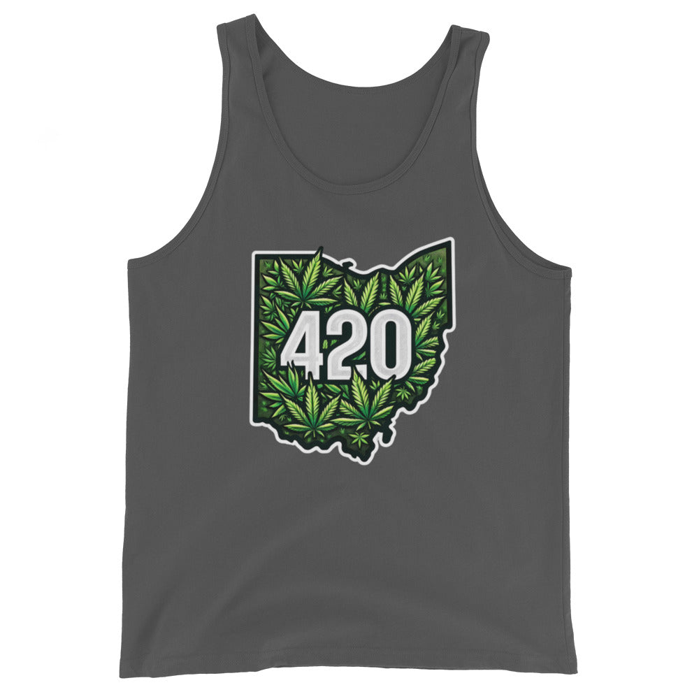 420 Green State - Masculine Cut Tank