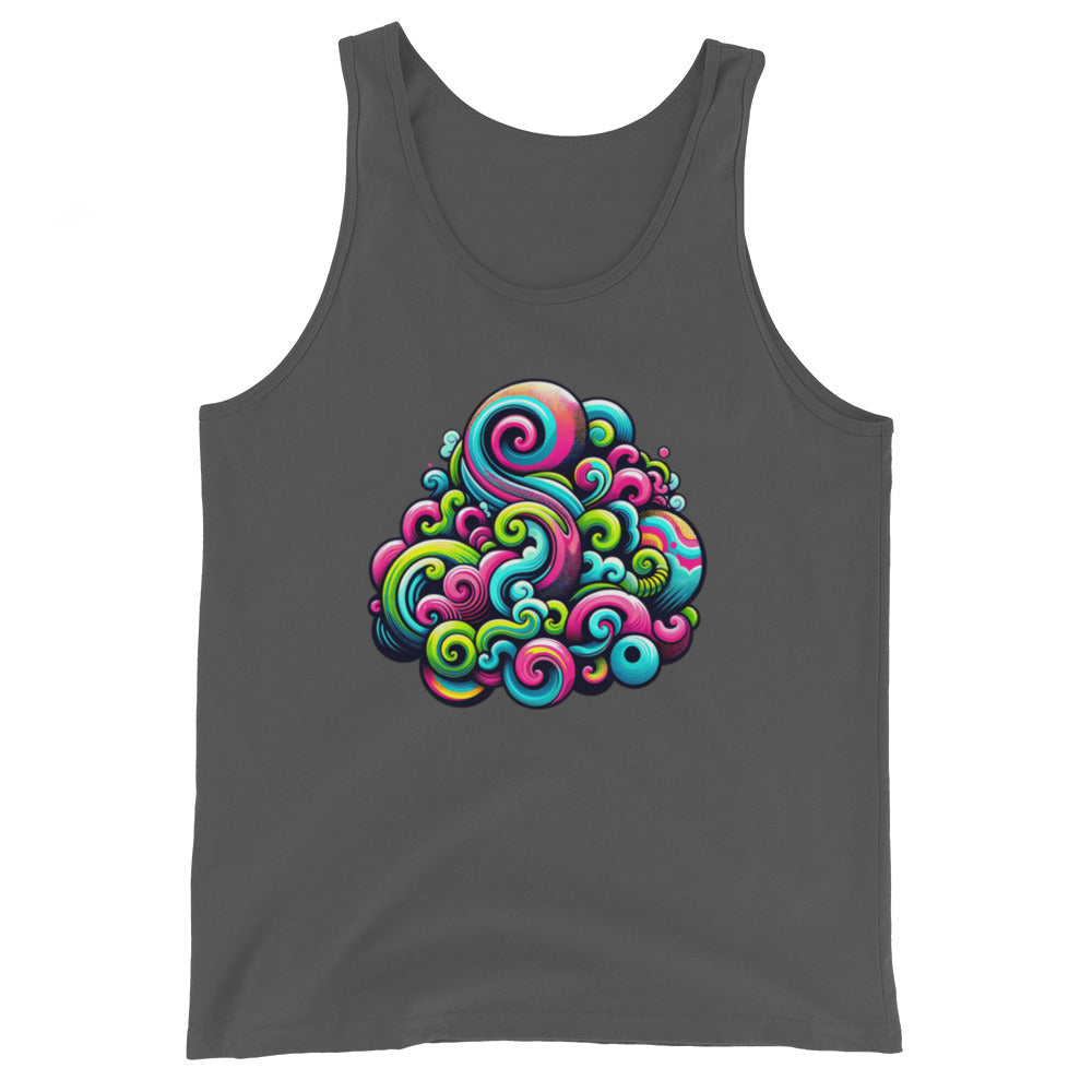 Smoke Spiral Nebula Fantasy - Masculine Cut Tank