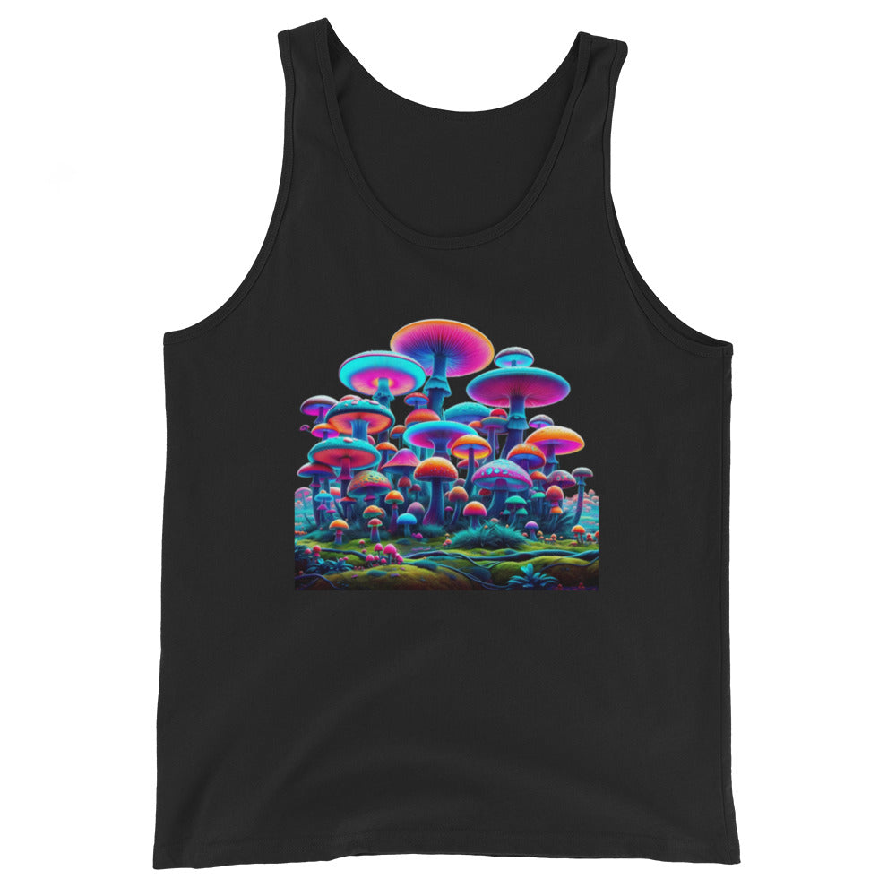 Mystic Glowshroom Forest - Masculine Cut Tank