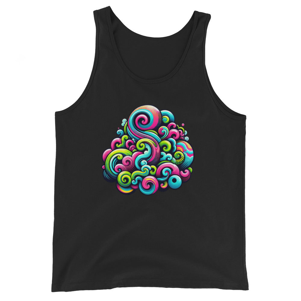 Smoke Spiral Nebula Fantasy - Masculine Cut Tank