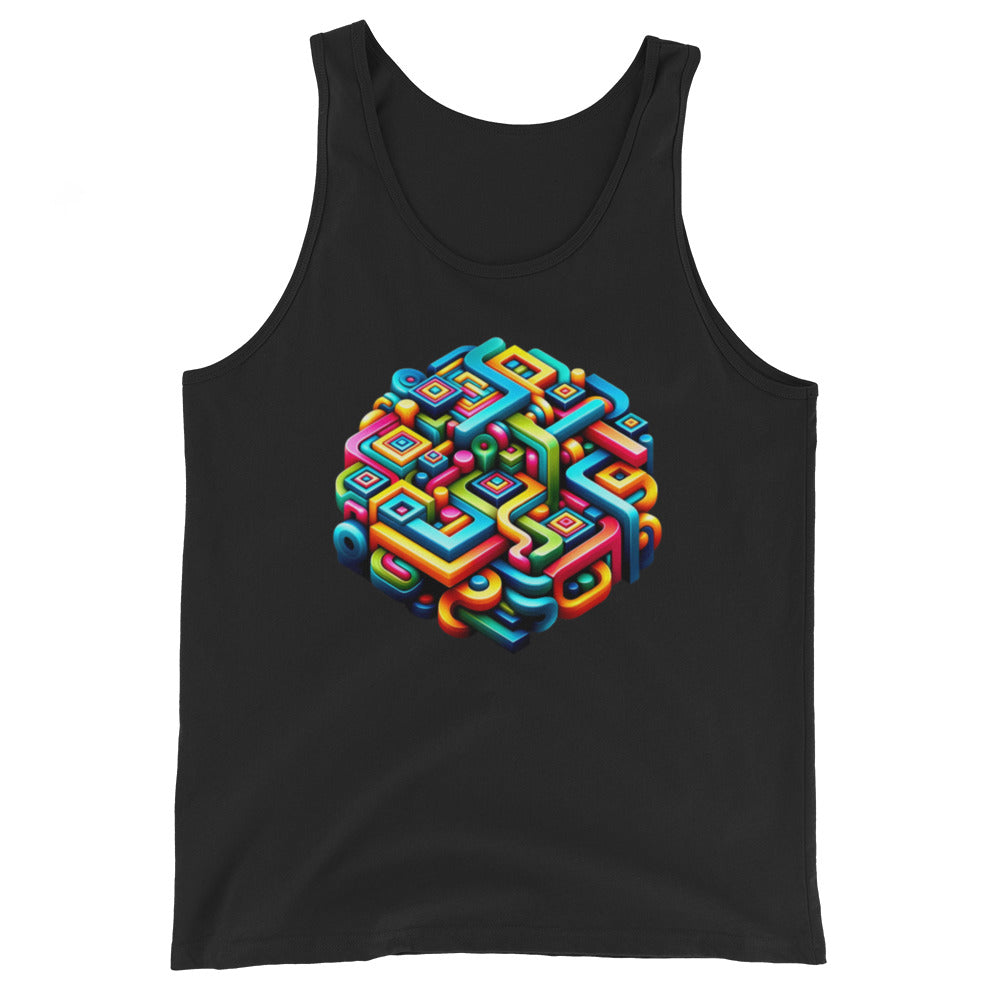 Geometric Wonderland - Masculine Cut Tank