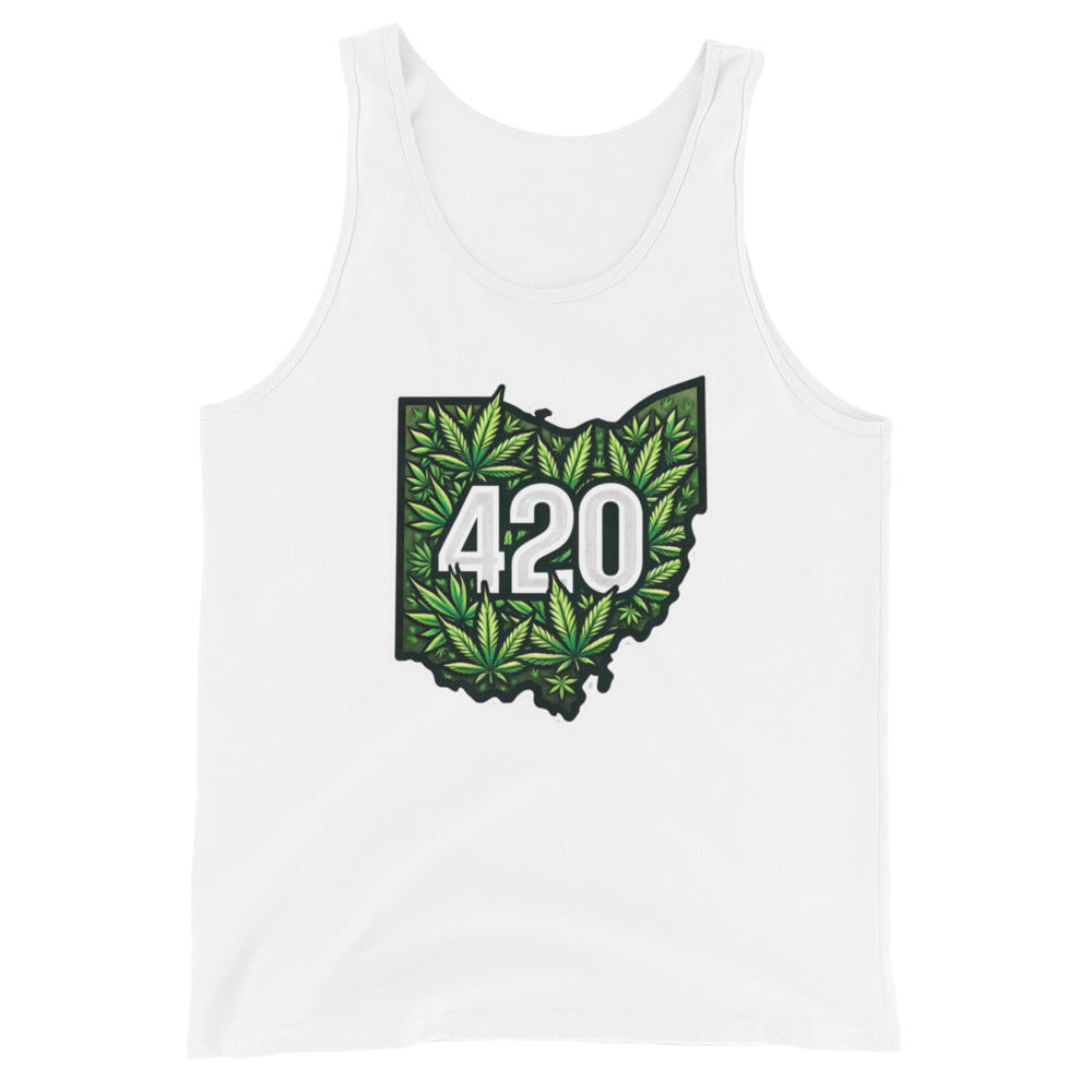 420 Green State - Masculine Cut Tank