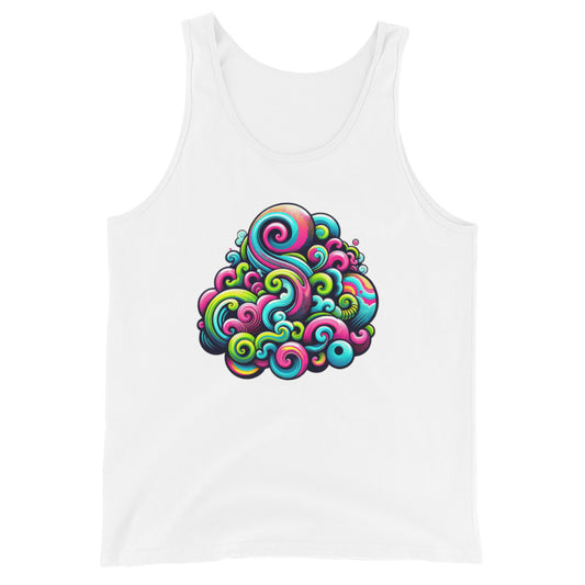 Smoke Spiral Nebula Fantasy - Masculine Cut Tank