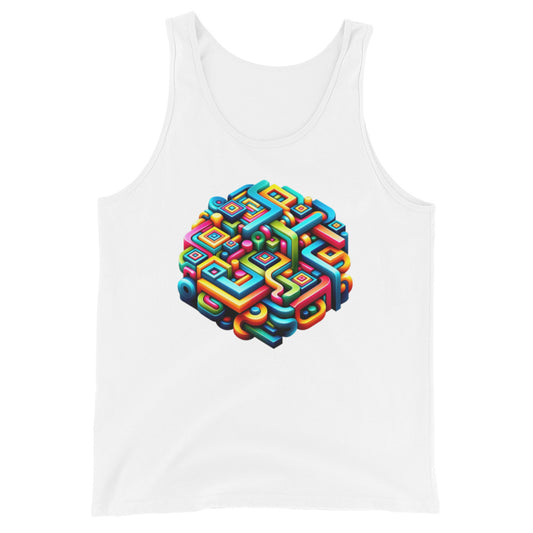 Geometric Wonderland - Masculine Cut Tank