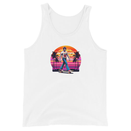 Sunset Skater - Masculine Cut Tank