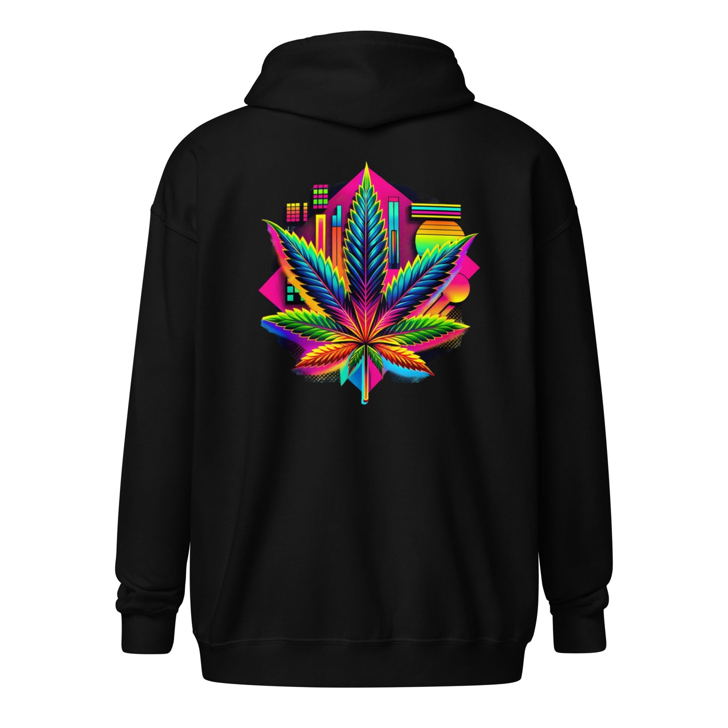 Retro Vibes Spectrum zip hoodie