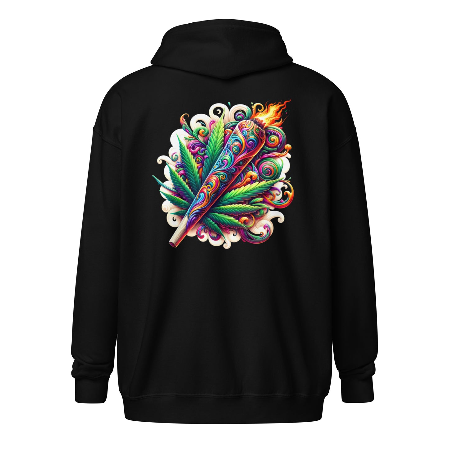 Vivid Blaze Euphoria zip hoodie