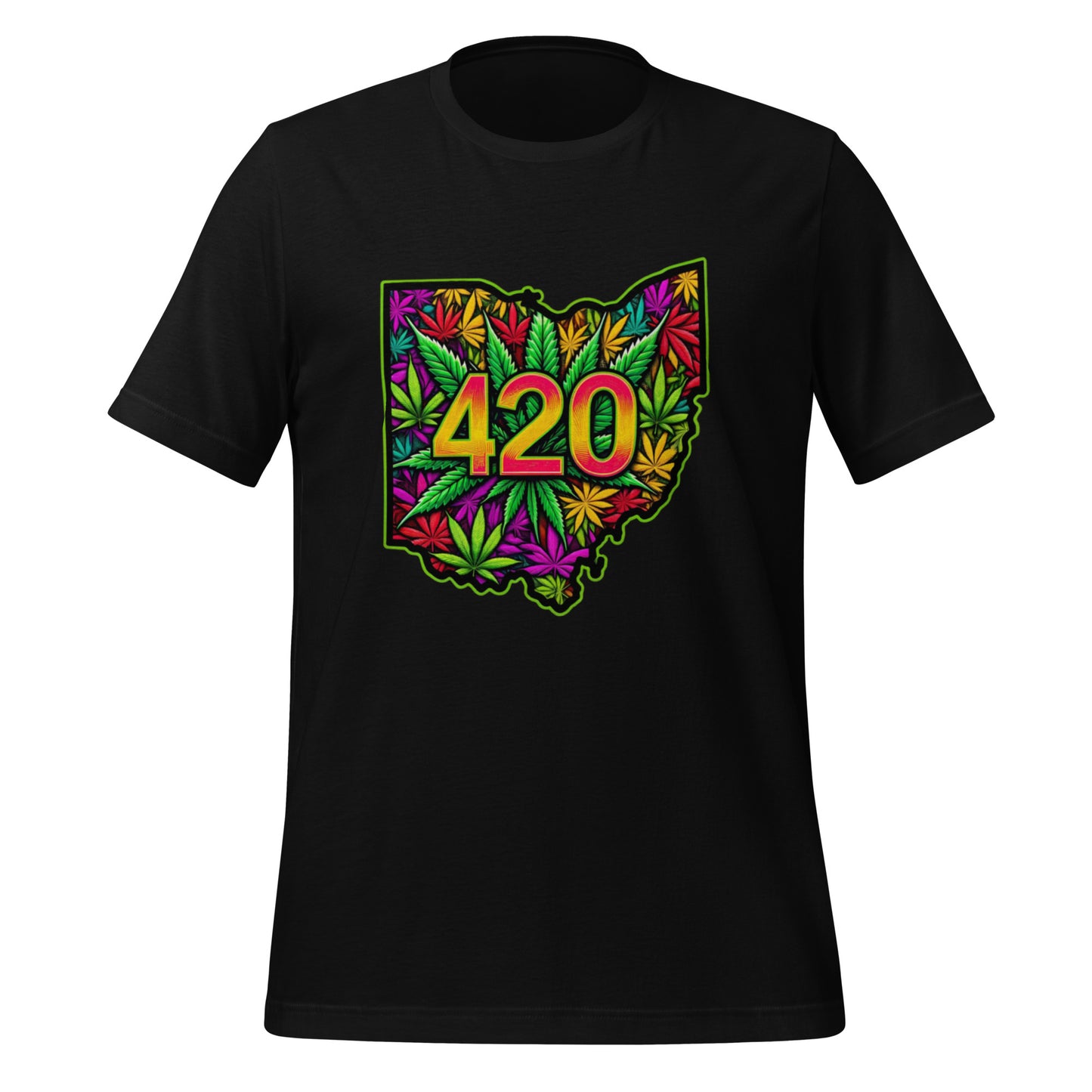 Kaleidoscopic 420 Ohio Tribute t-shirt