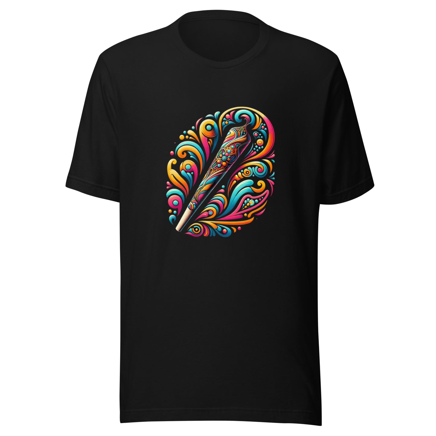 Colorful Joint Whimsy Plume t-shirt