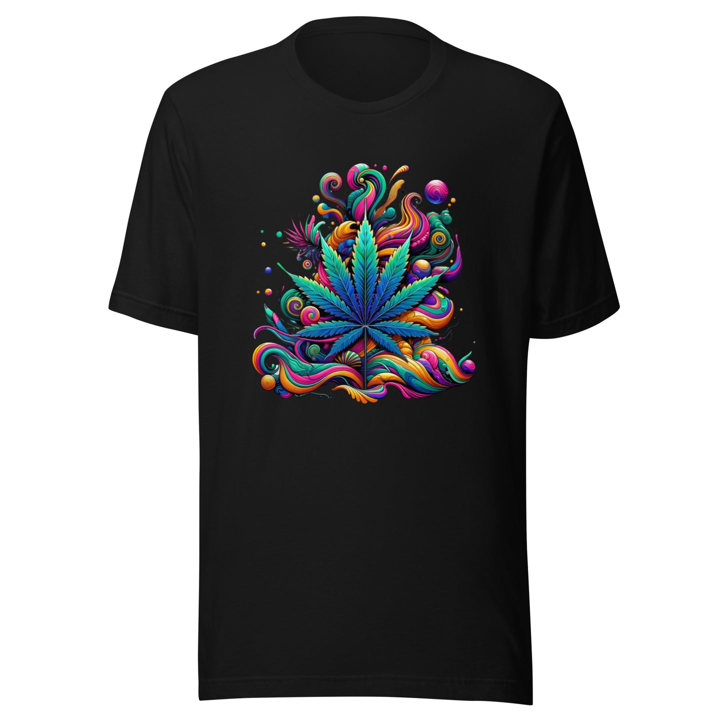 Psychedelic Botanical Whorl t-shirt