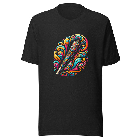 Colorful Joint Whimsy Plume t-shirt