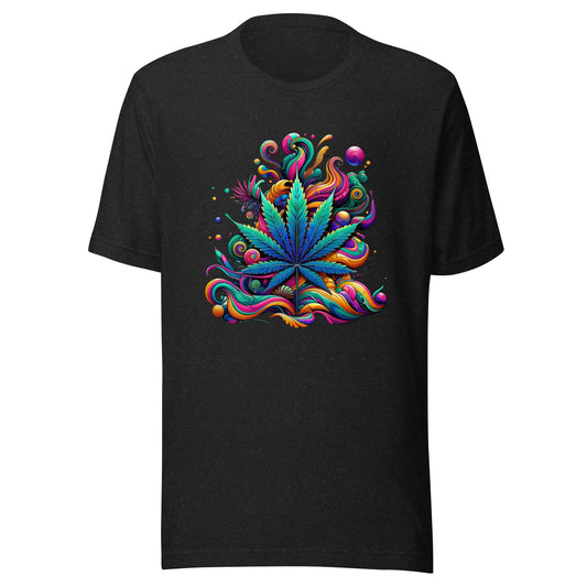 Psychedelic Botanical Whorl t-shirt