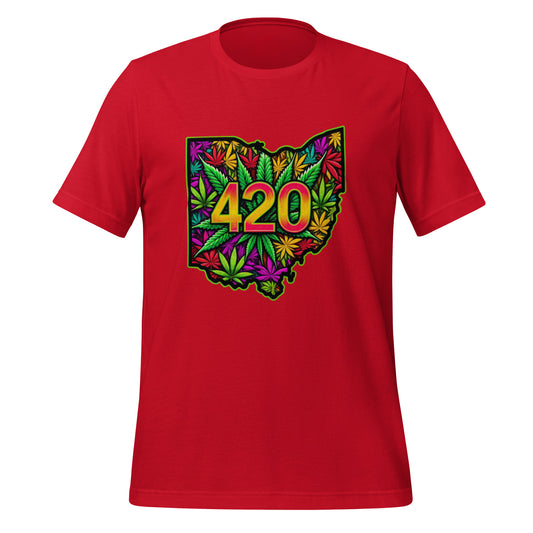 Kaleidoscopic 420 Ohio Tribute t-shirt