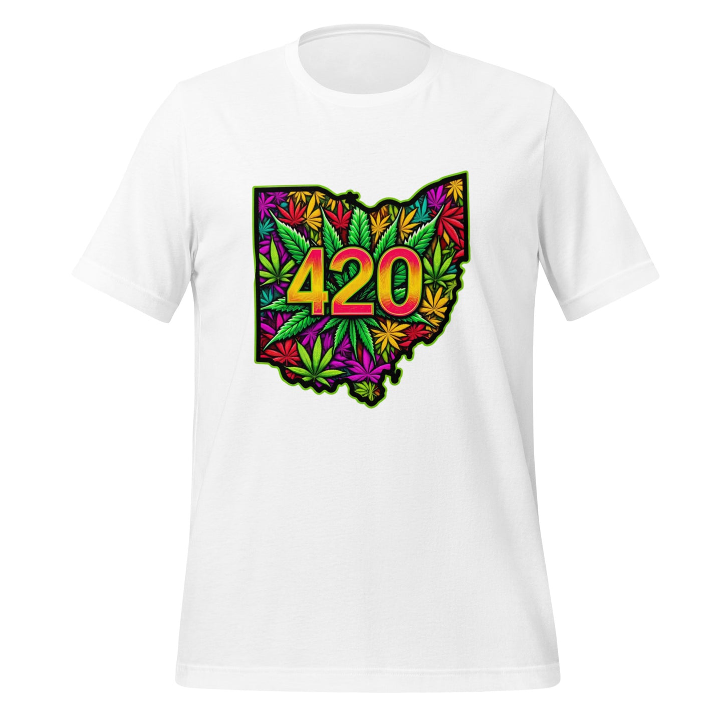 Kaleidoscopic 420 Ohio Tribute t-shirt