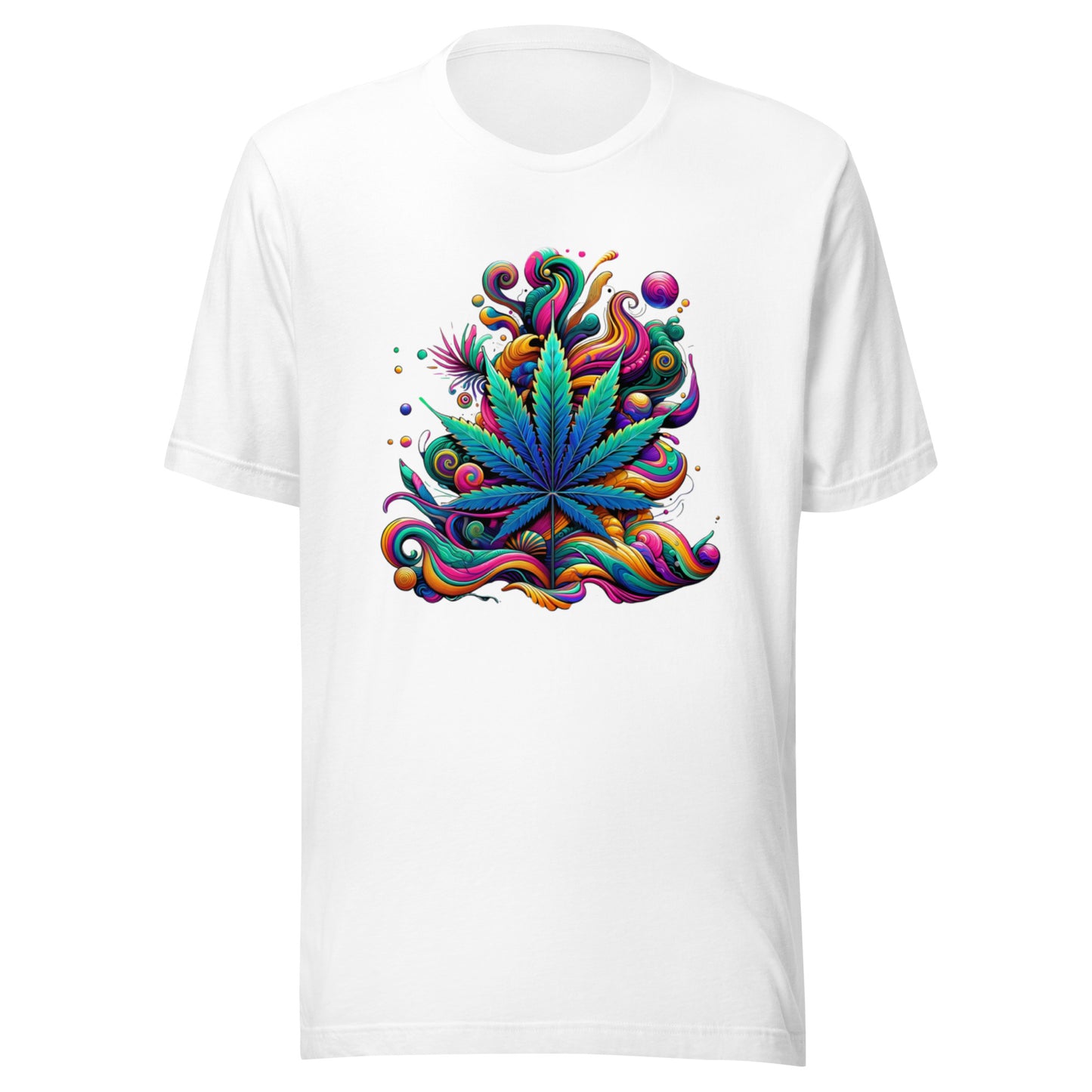 Psychedelic Botanical Whorl t-shirt