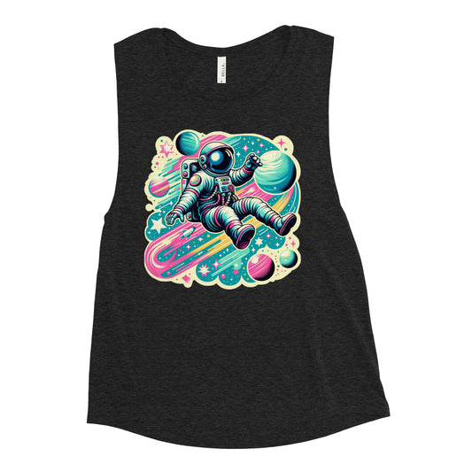 Cosmic Playgrounds - Stellar Joyride - Femme Cut Muscle Tank