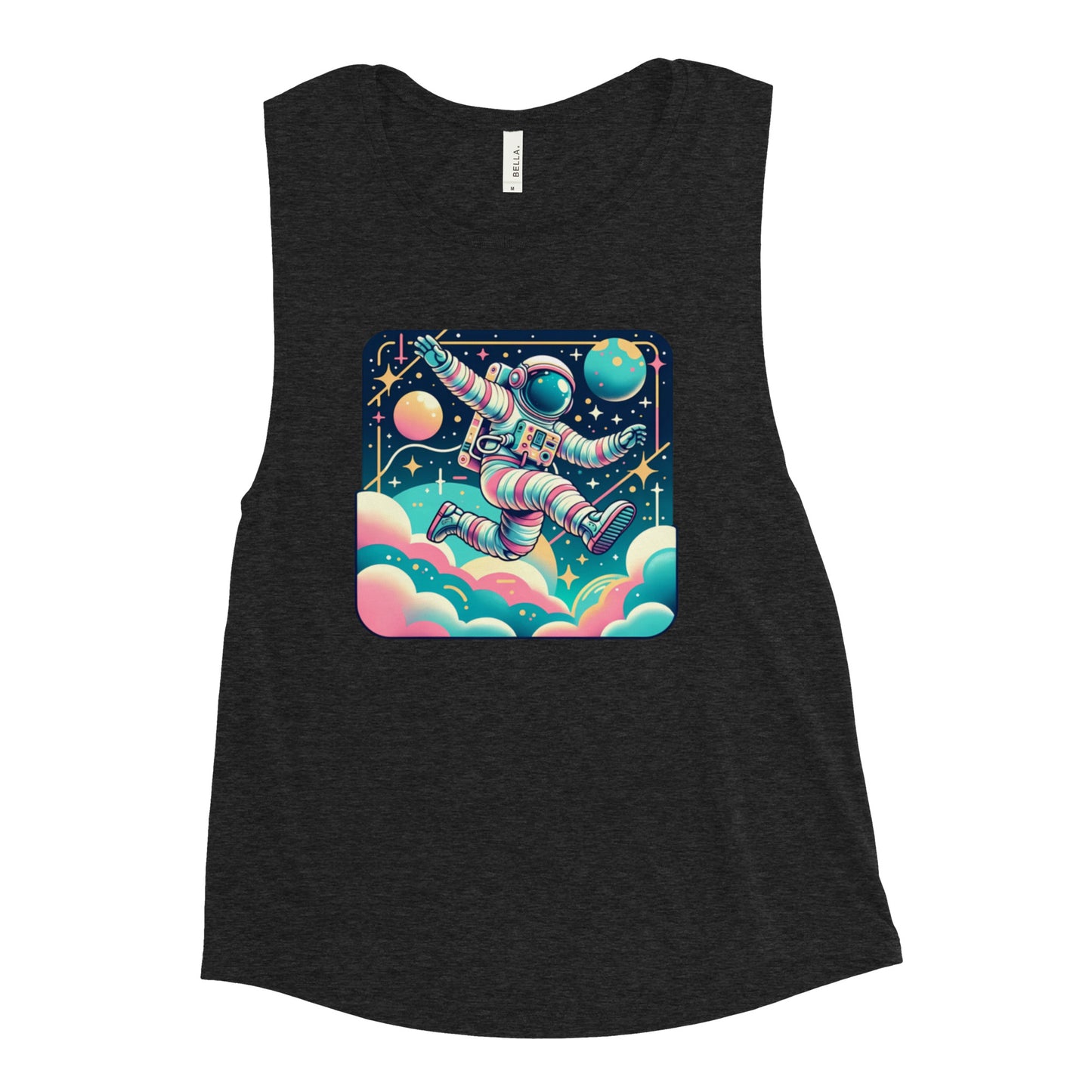 Cosmic Playgrounds - Cosmic Carousel - Femme Cut Muscle Tank