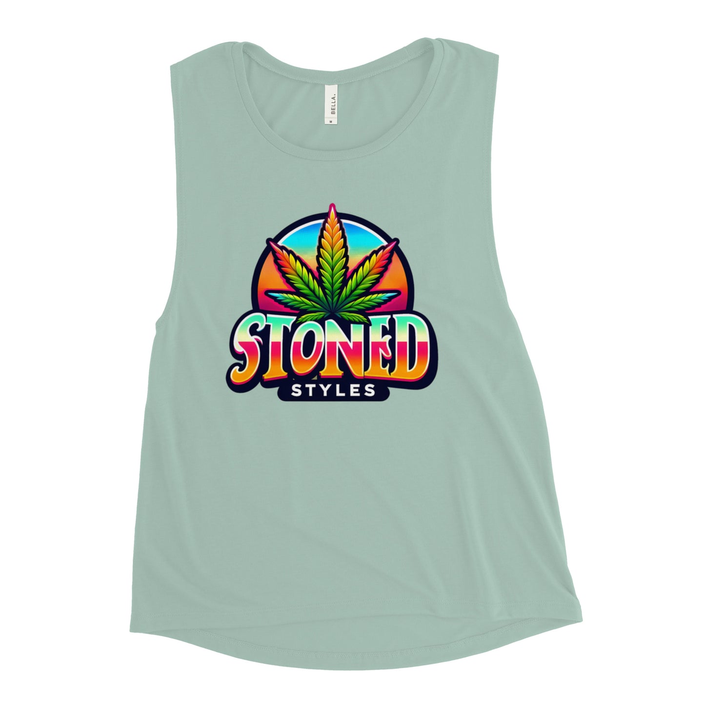 Stoned Styles Logo - Femme Cut Muscle Tank