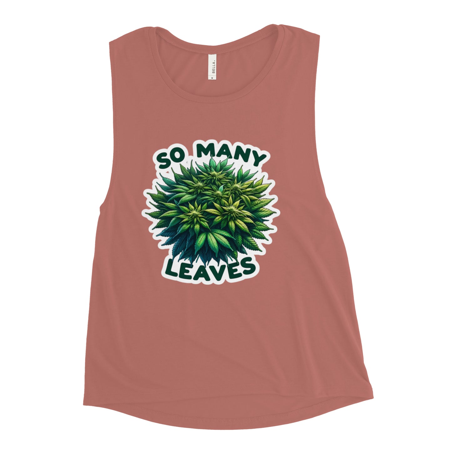 So Many Leaves - Femme Cut Muscle Tank