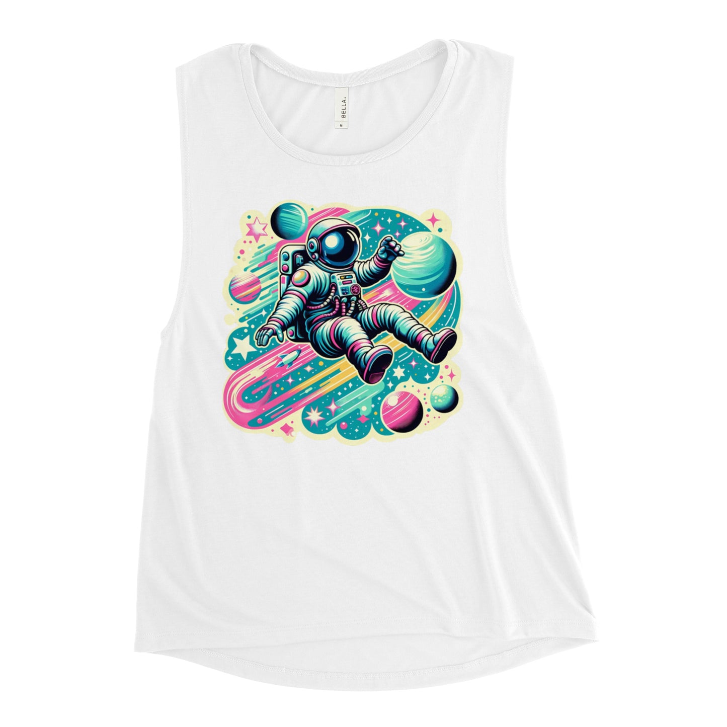 Cosmic Playgrounds - Stellar Joyride - Femme Cut Muscle Tank