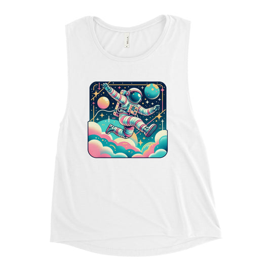 Cosmic Playgrounds - Cosmic Carousel - Femme Cut Muscle Tank