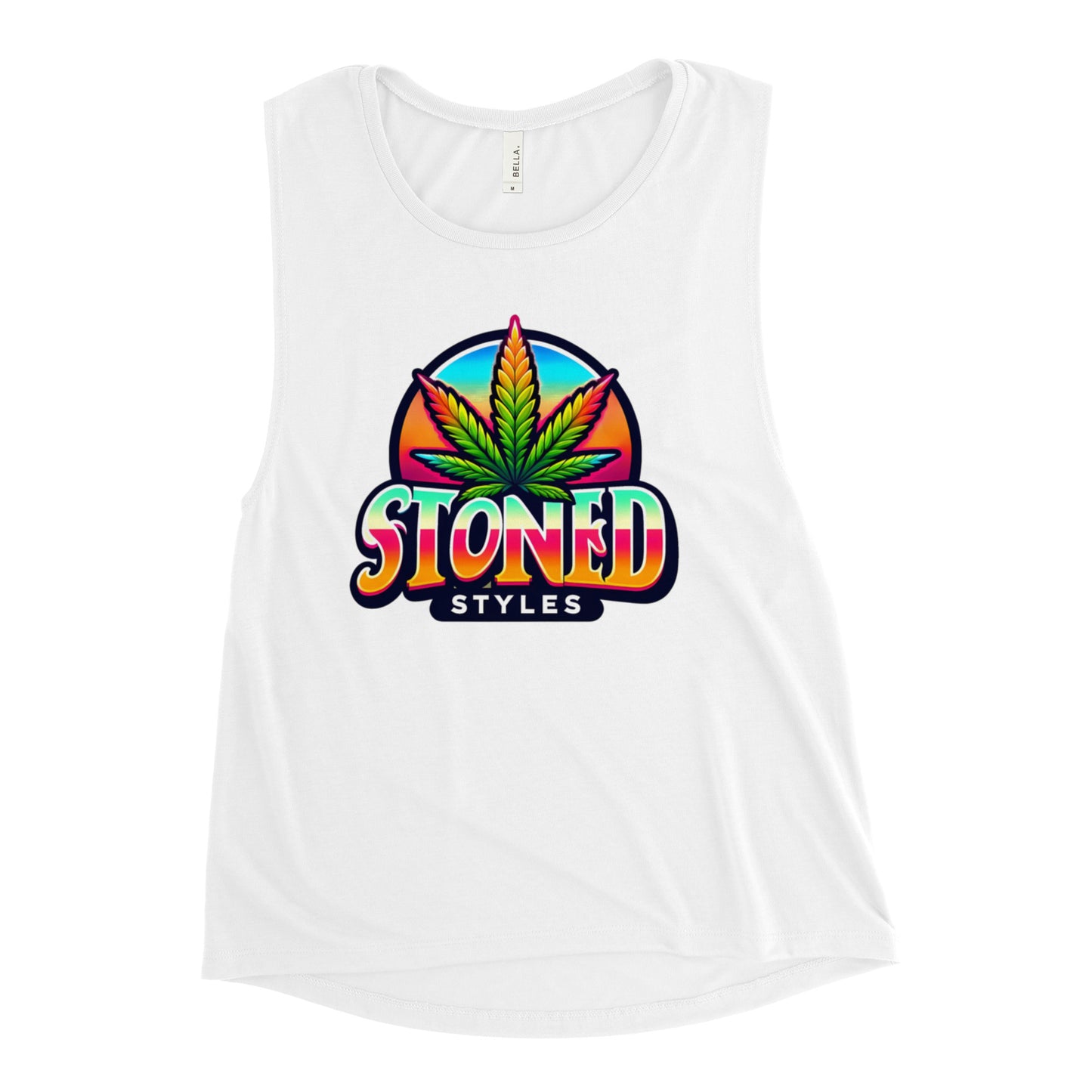 Stoned Styles Logo - Femme Cut Muscle Tank