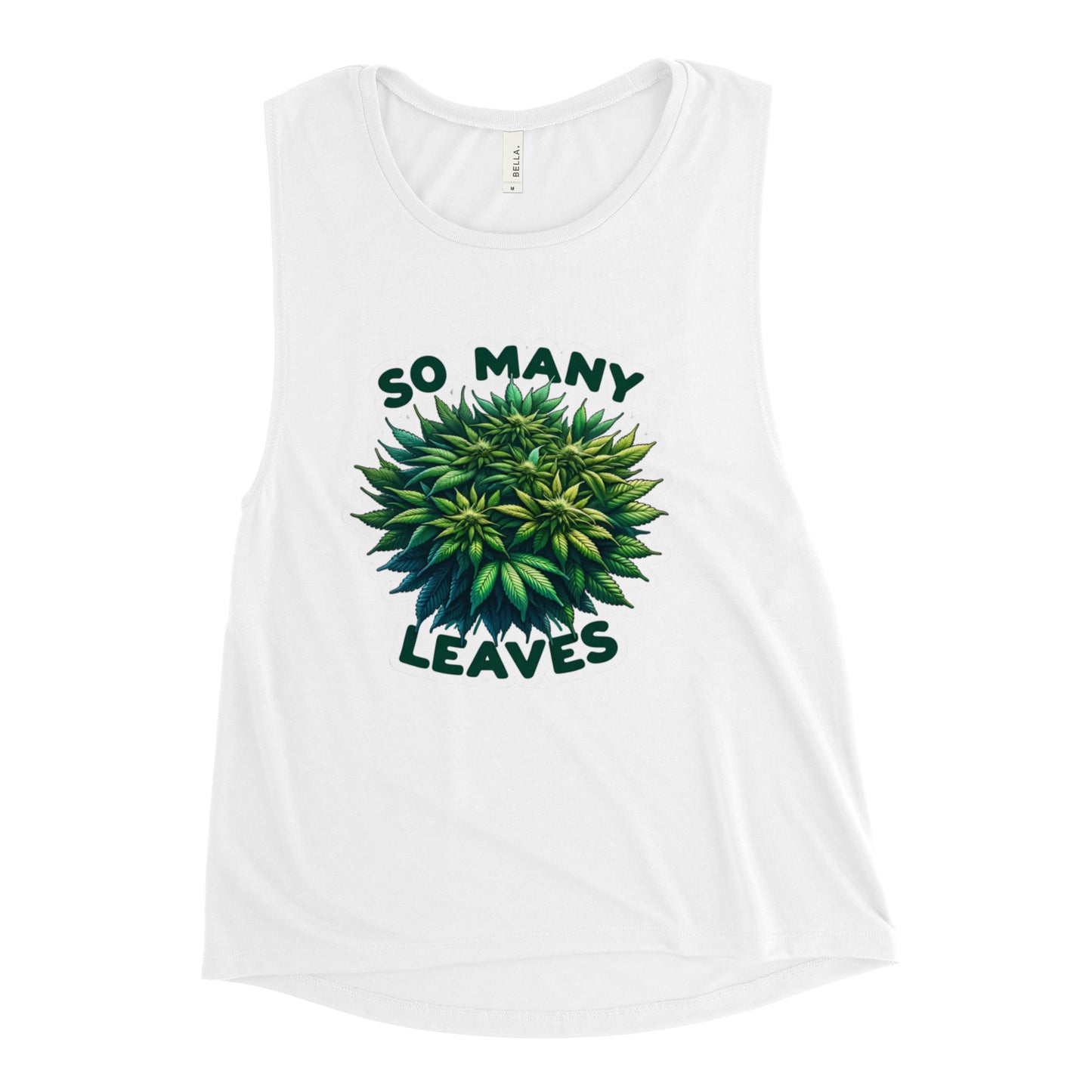 So Many Leaves - Femme Cut Muscle Tank