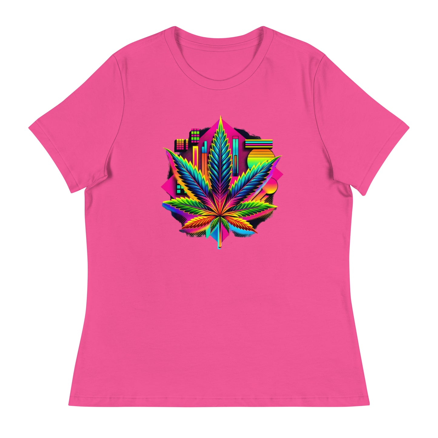 Retro Vibes Spectrum - Femme Relaxed T-Shirt