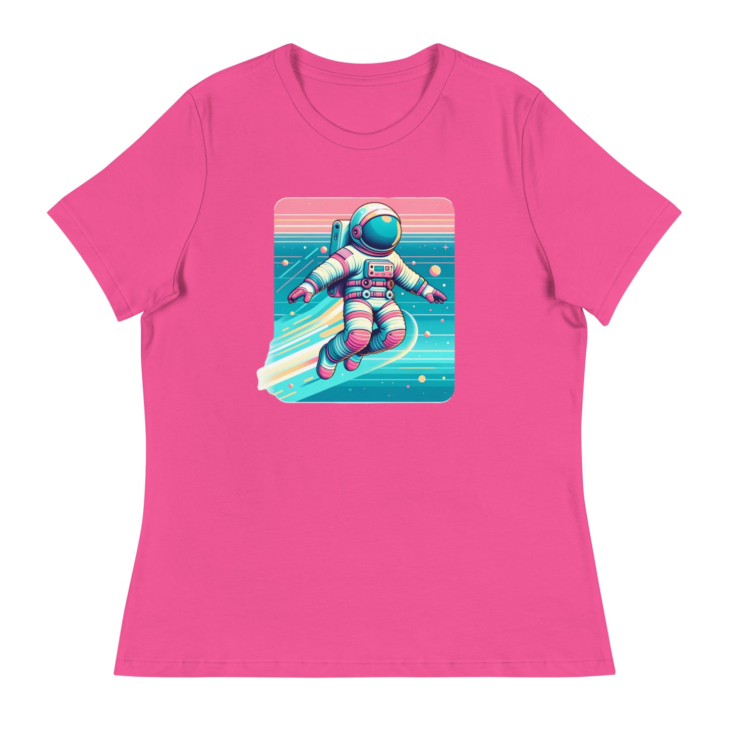 Cosmic Playgrounds - Galactic Glide - Femme Relaxed T-Shirt