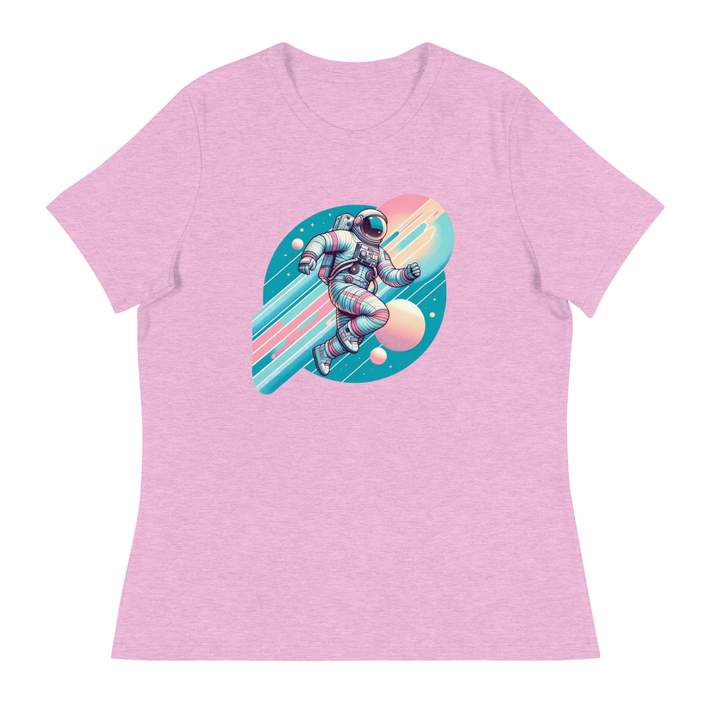 Cosmic Playgrounds - Nebula Groove - Femme Relaxed T-Shirt