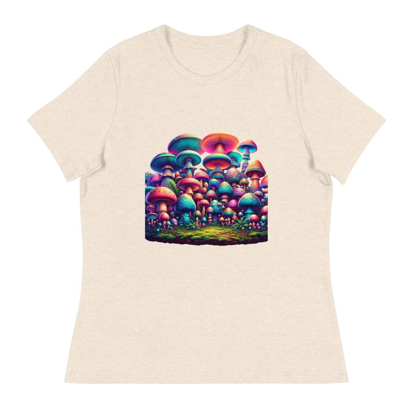 Enchanted Mushroom Wonderland - Femme Relaxed T-Shirt