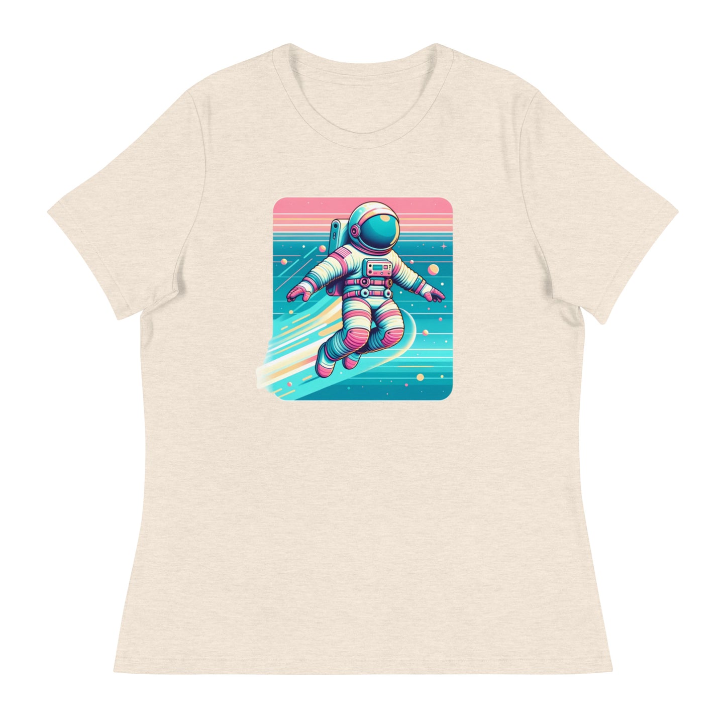 Cosmic Playgrounds - Galactic Glide - Femme Relaxed T-Shirt