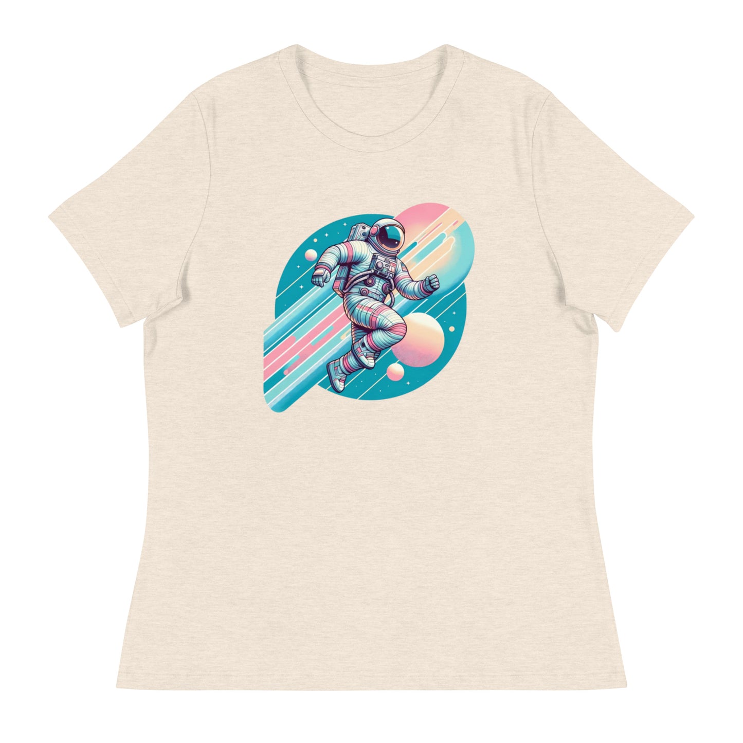 Cosmic Playgrounds - Nebula Groove - Femme Relaxed T-Shirt