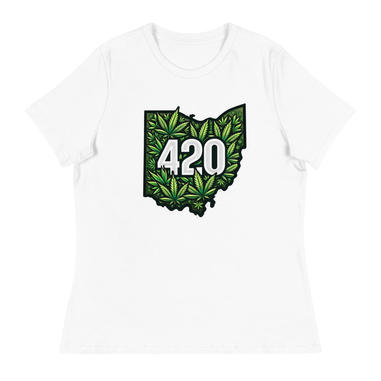 420 Green State - Femme Relaxed T-Shirt