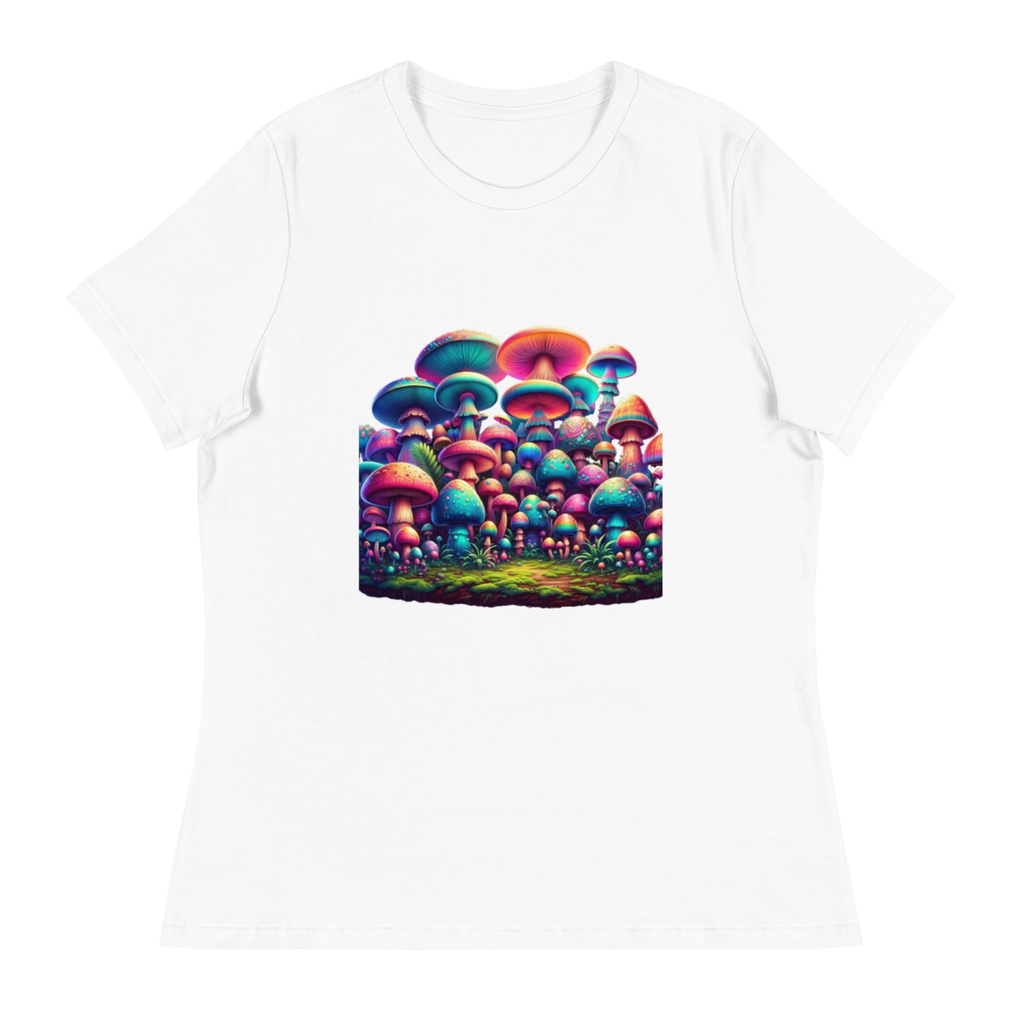 Enchanted Mushroom Wonderland - Femme Relaxed T-Shirt