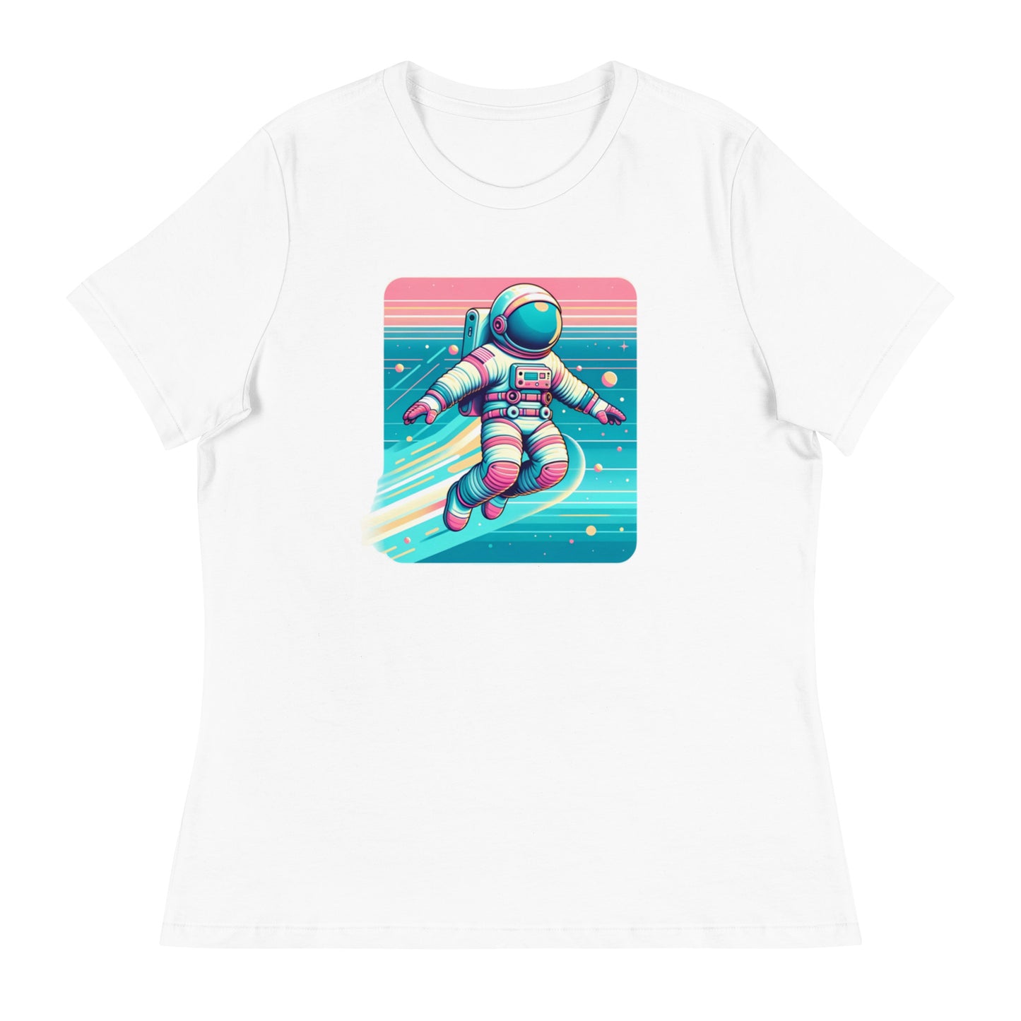 Cosmic Playgrounds - Galactic Glide - Femme Relaxed T-Shirt