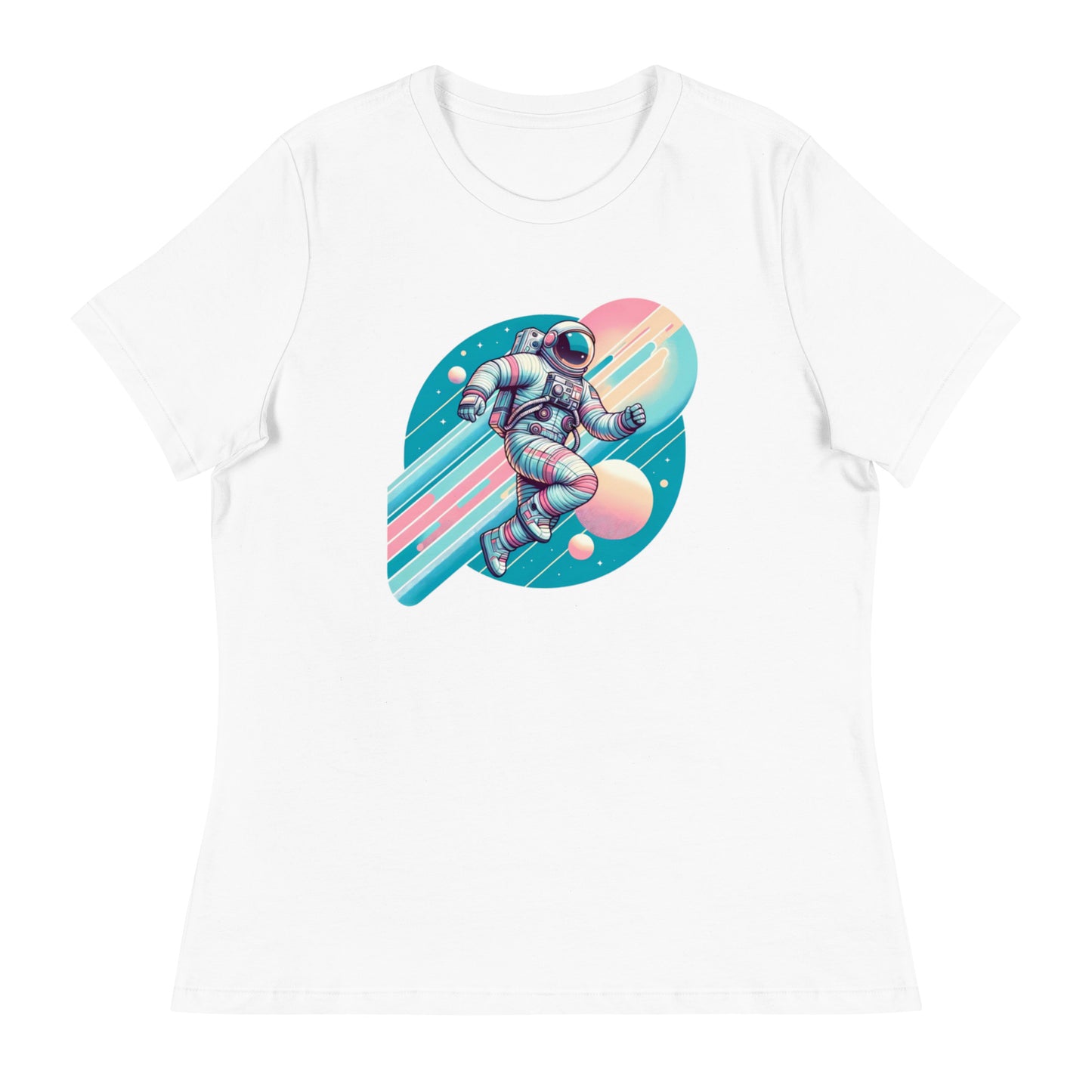 Cosmic Playgrounds - Nebula Groove - Femme Relaxed T-Shirt