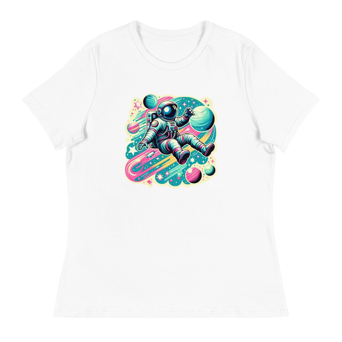 Cosmic Playgrounds - Stellar Joyride - Femme Relaxed T-Shirt